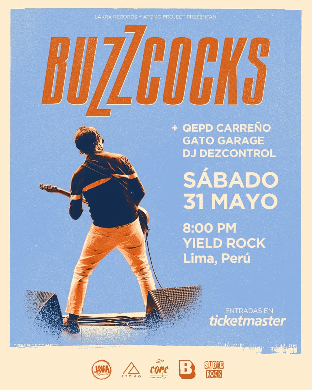 BUZZCOCKS POR PRIMERA VEZ EN LIMA